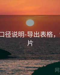 99图库-口径说明-导出表格，99god图片